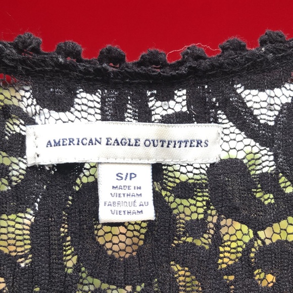 American Eagle Lace-ish shirt - Picture 4 of 6